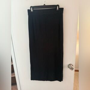 Free People Beach Black Knit Skirt Size Small